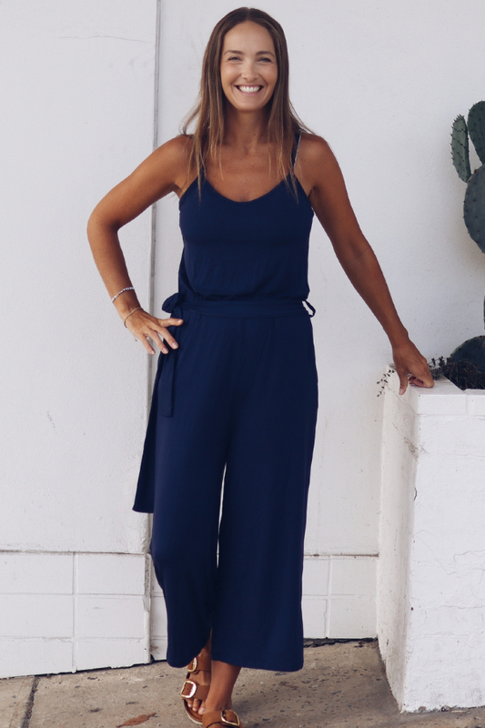 Fay Jumpsuit - Navy