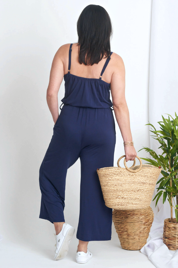 Fay Jumpsuit - Navy